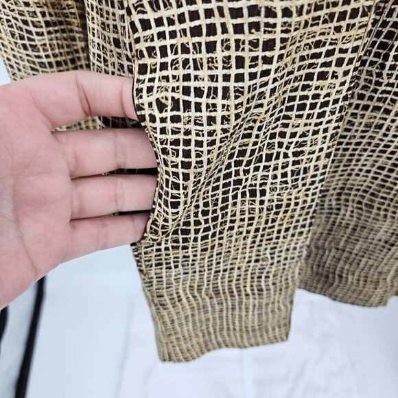 Platinum Dorothy Schoelen Abstract Tank Jacket Set Women's Size P XS Art To Wear - Picture 11 of 16